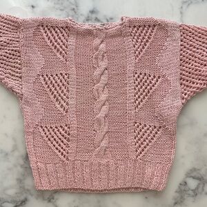 Zanetti Italian Blush Knit Sweater